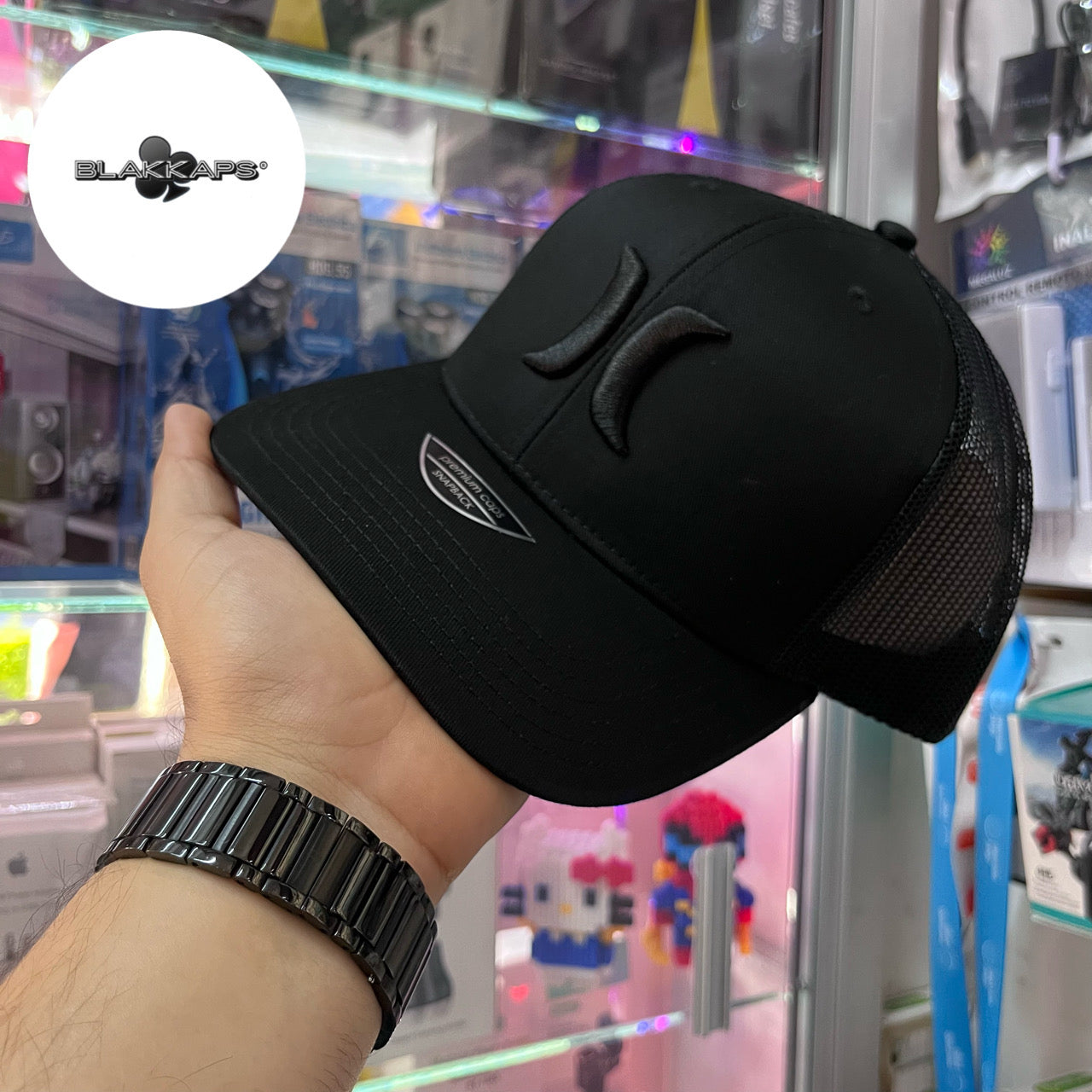 Gorra Negra SINALOA Bordada 3D BLAKKAPS®♣️ – DELED Electronica y Accesorios