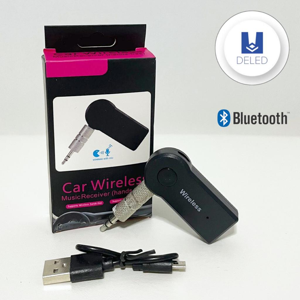 Receptor de Audio Bluetooth Inalámbrico Recargable Entrada Auxiliar Ja –  DELED Electronica y Accesorios