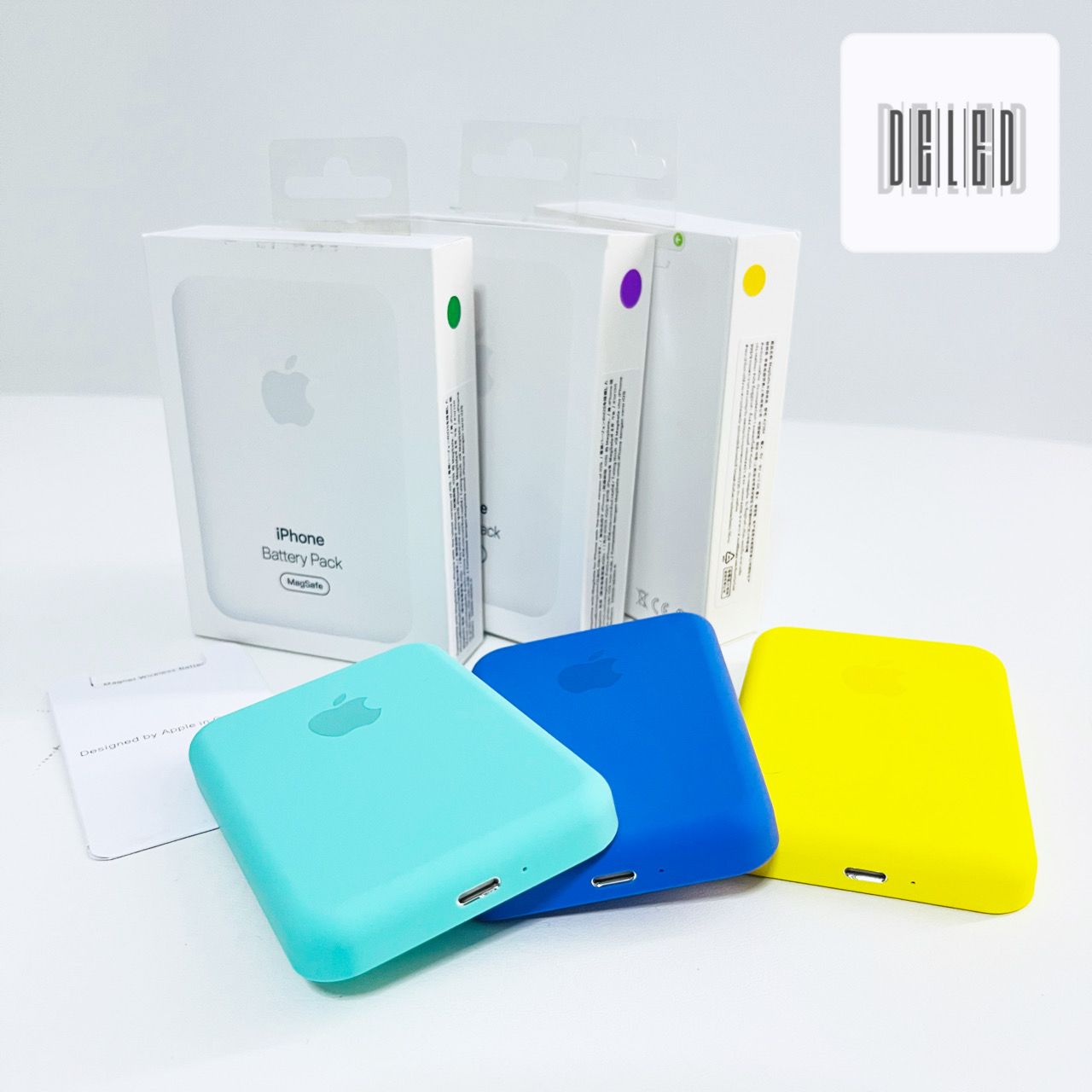 Batería MagSafe Inalámbrica Magnética Recargable para iPhone Calidad  Original APPLE Colores