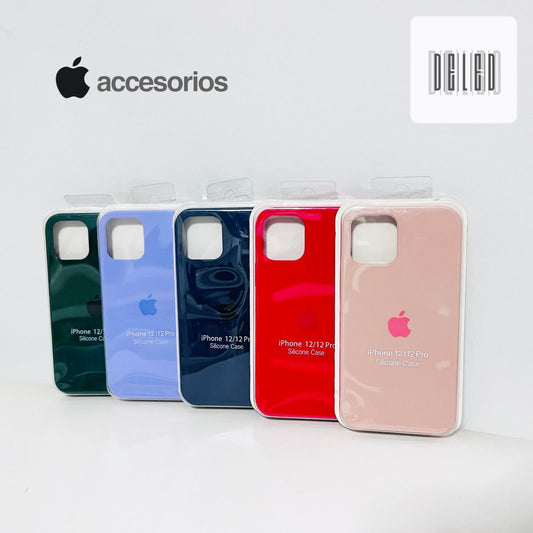 Funda de Silicón / Case de Silicón para iPhone 12 / 12 Pro Calidad Original APPLE