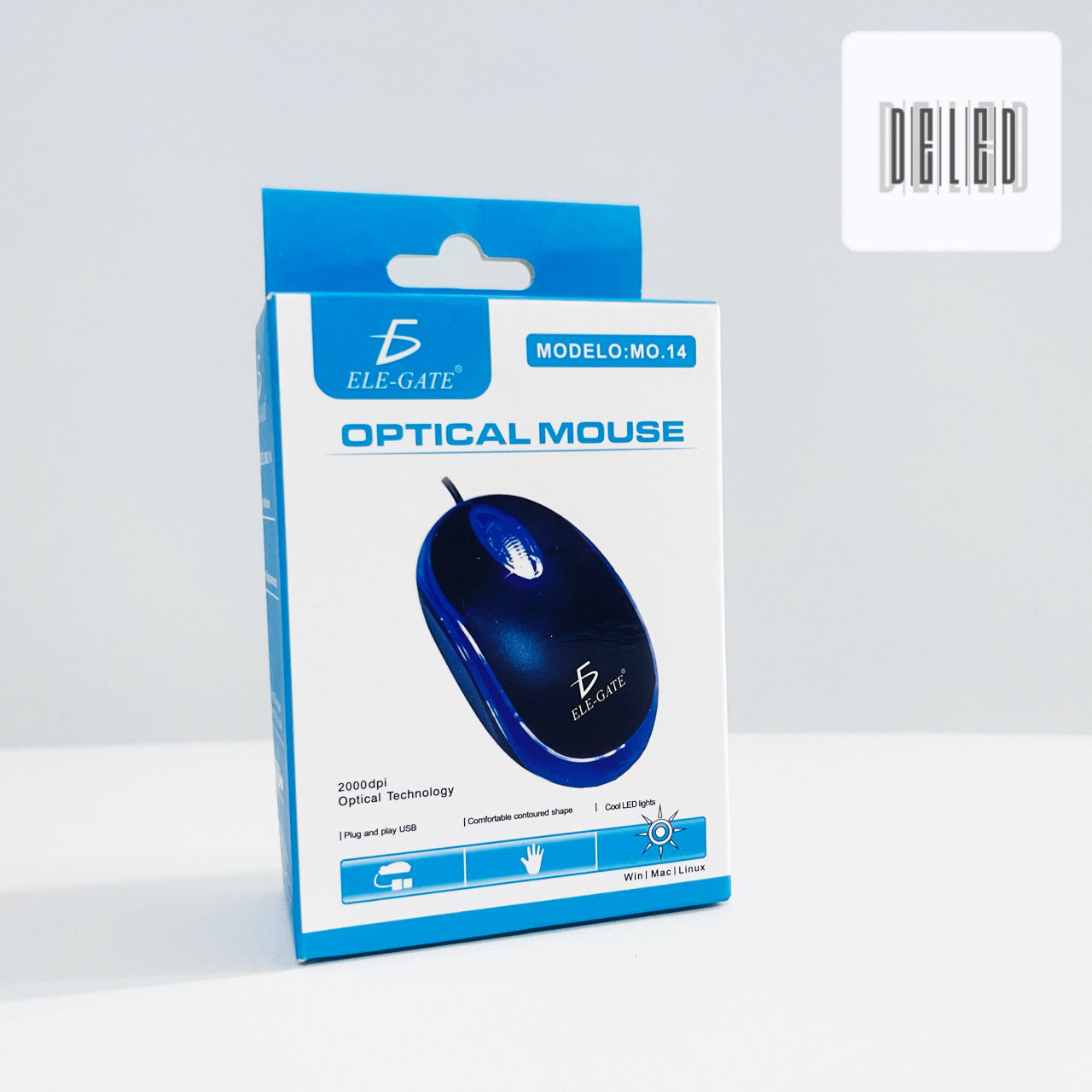 Mouse / Ratón Mini Alámbrico USB Alta Precisión ELE-GATE MO.14