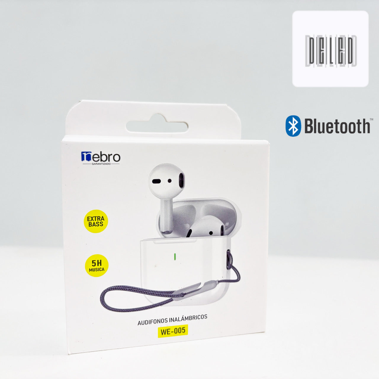 Audífonos Inalámbricos Bluetooth Recargables NEBRO WE-005