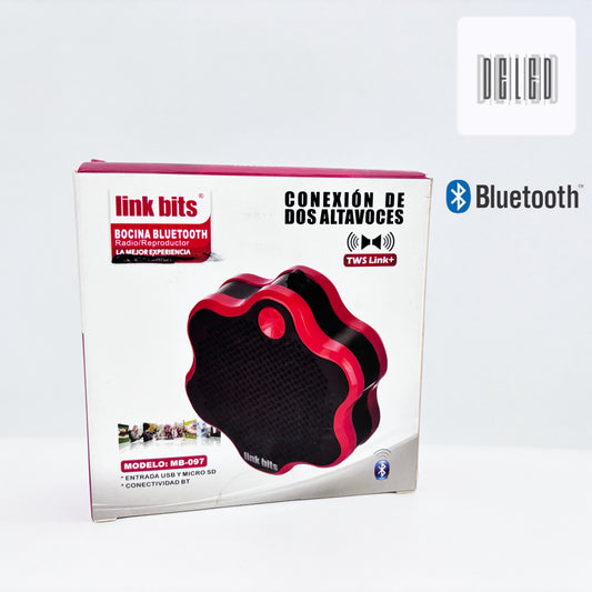 Bocina Bluetooth / Reproductor Bluetooth Inalámbrica Recargable LINK BITS MB-097