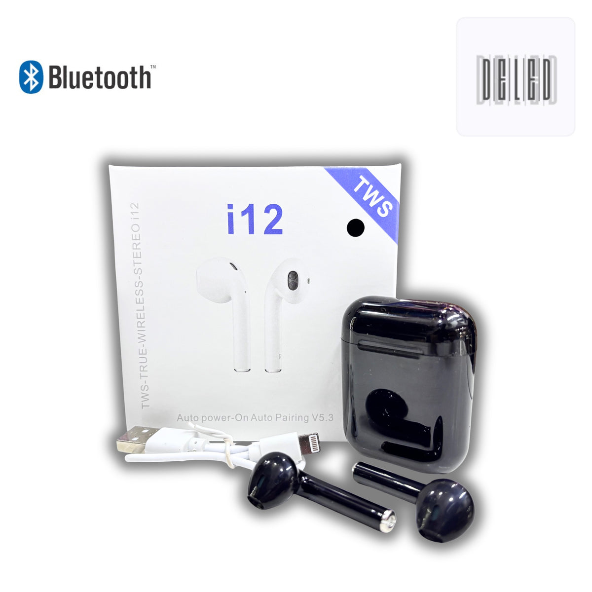 Audífonos Inalámbricos Bluetooth Recargables i12 5.0 TWS XINMI I12A