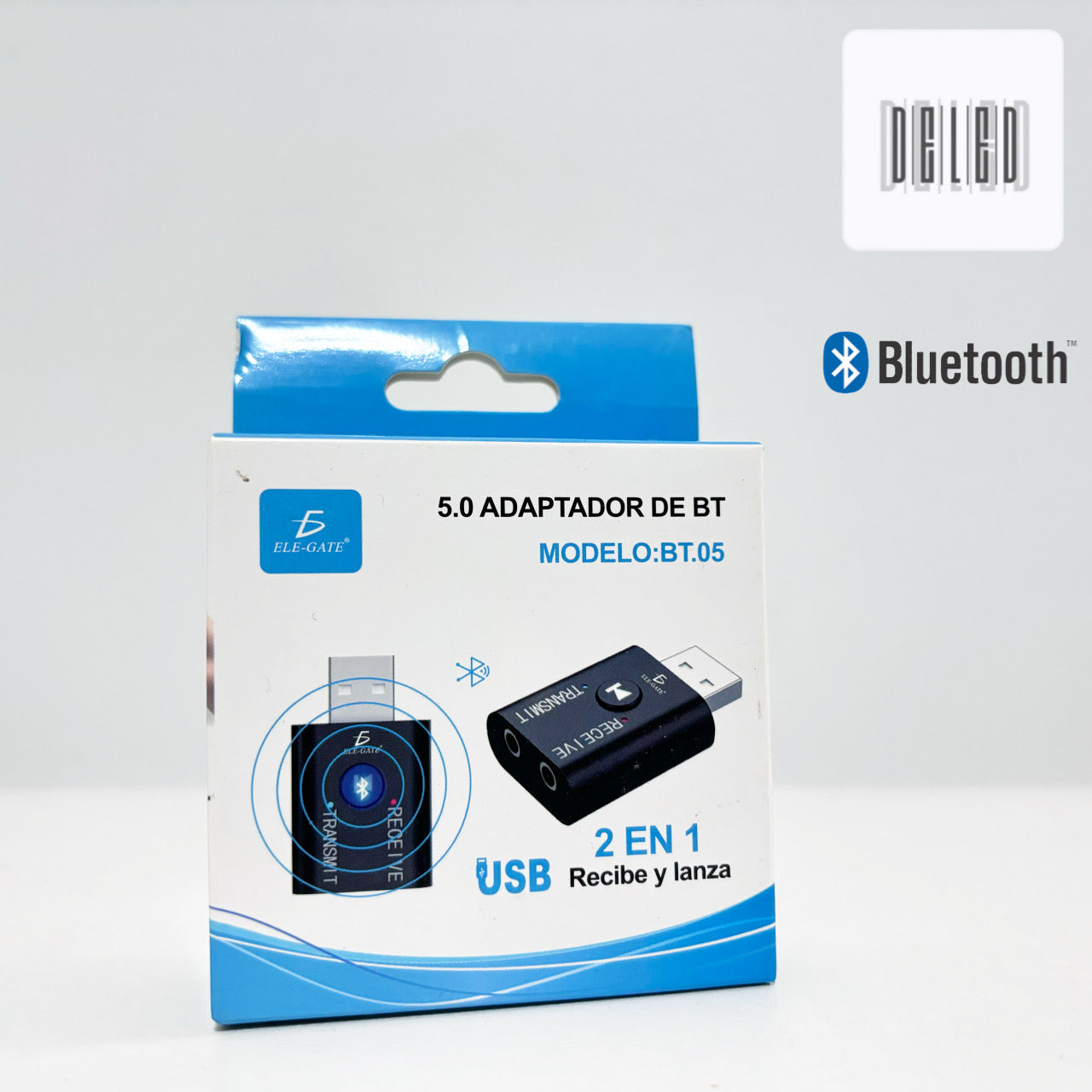 Receptor de Audio / Transmisor de Audio Bluetooth Conexión USB Inalámbrico ELE-GATE BT.05