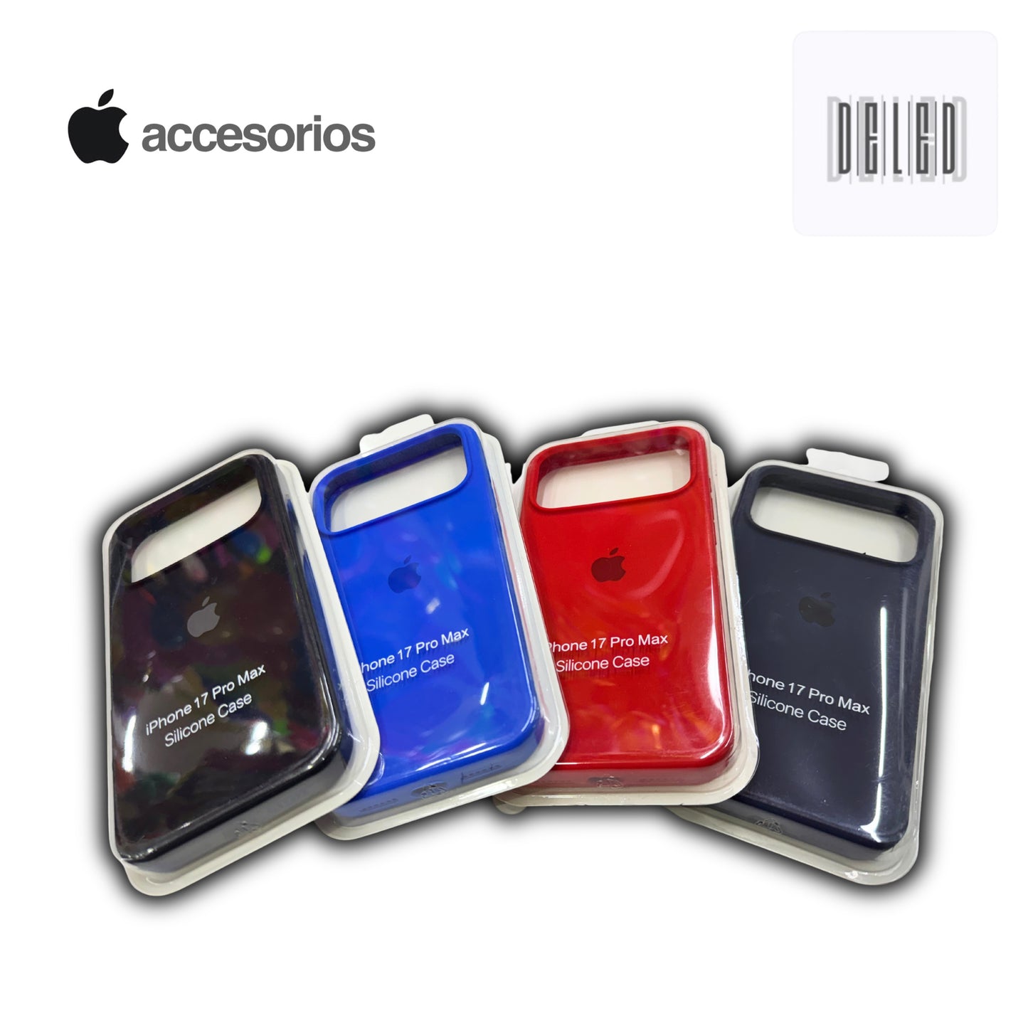 Funda de Silicón / Case de Silicón para iPhone 17 Pro Max Calidad Original APPLE