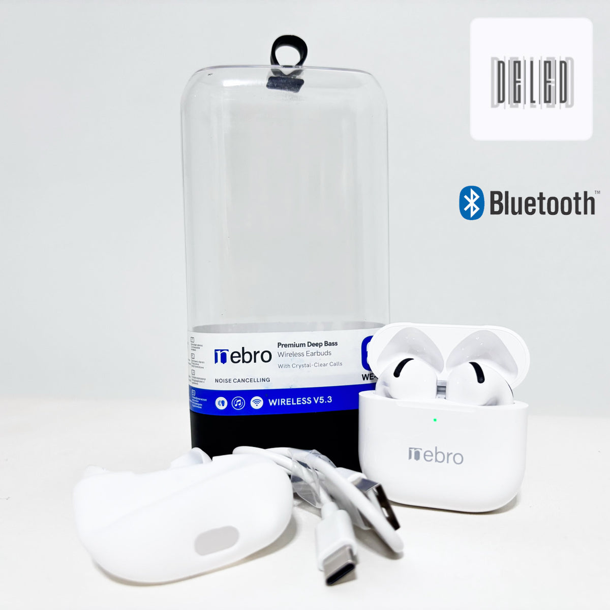 Audífonos Inalámbricos Bluetooth Recargables NEBRO WE-016