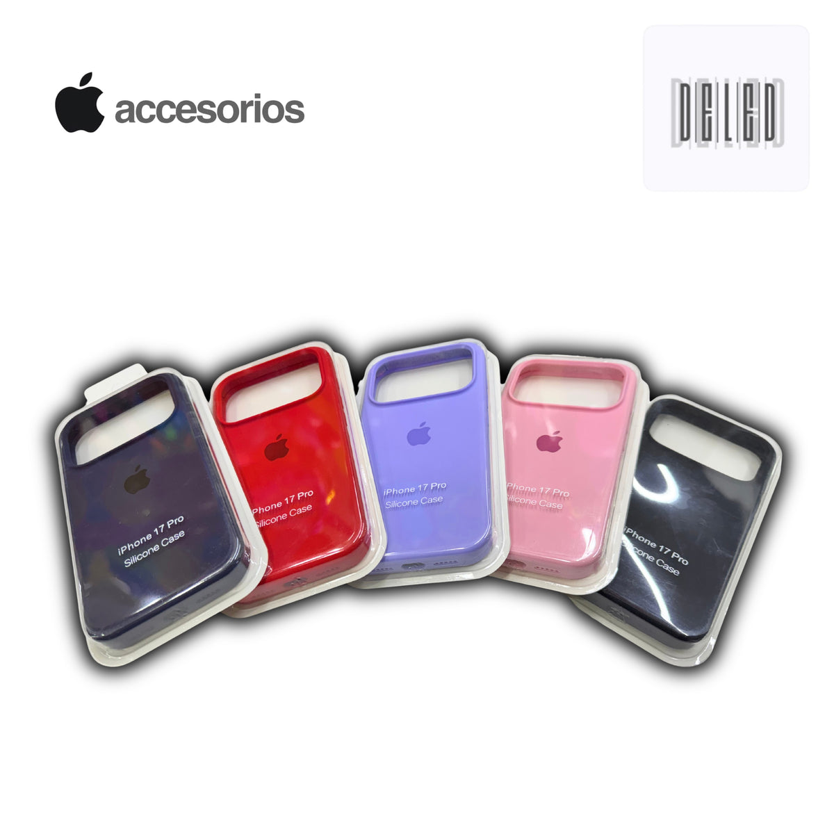 Funda de Silicón / Case de Silicón para iPhone 17 Pro Calidad Original APPLE