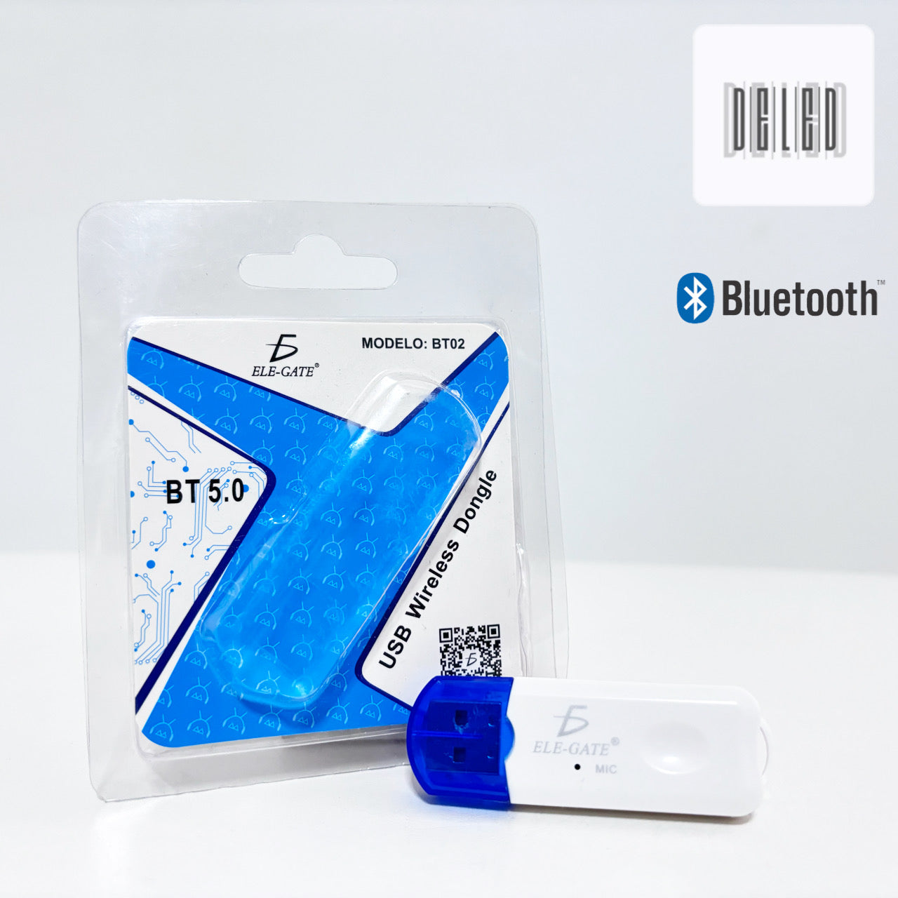 Receptor Bluetooth / Adaptador Bluetooth Conexión USB Wireless Dongle ELE-GATE BT02