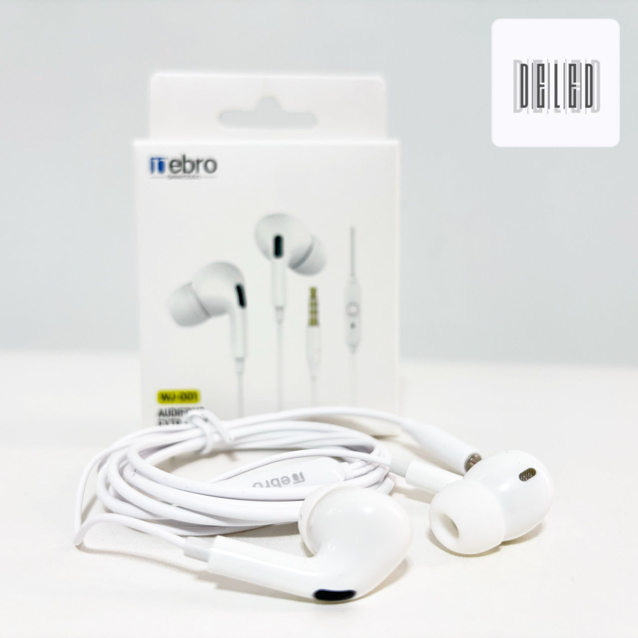 Audífonos Auriculares Manos Libres Entrada Auxiliar Jack 3.5mm Extra Bass NEBRO WJ-001