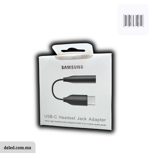 Adaptador para Audifonos USB-C Tipo C a Auxiliar Jack 3.5mm SAMSUNG