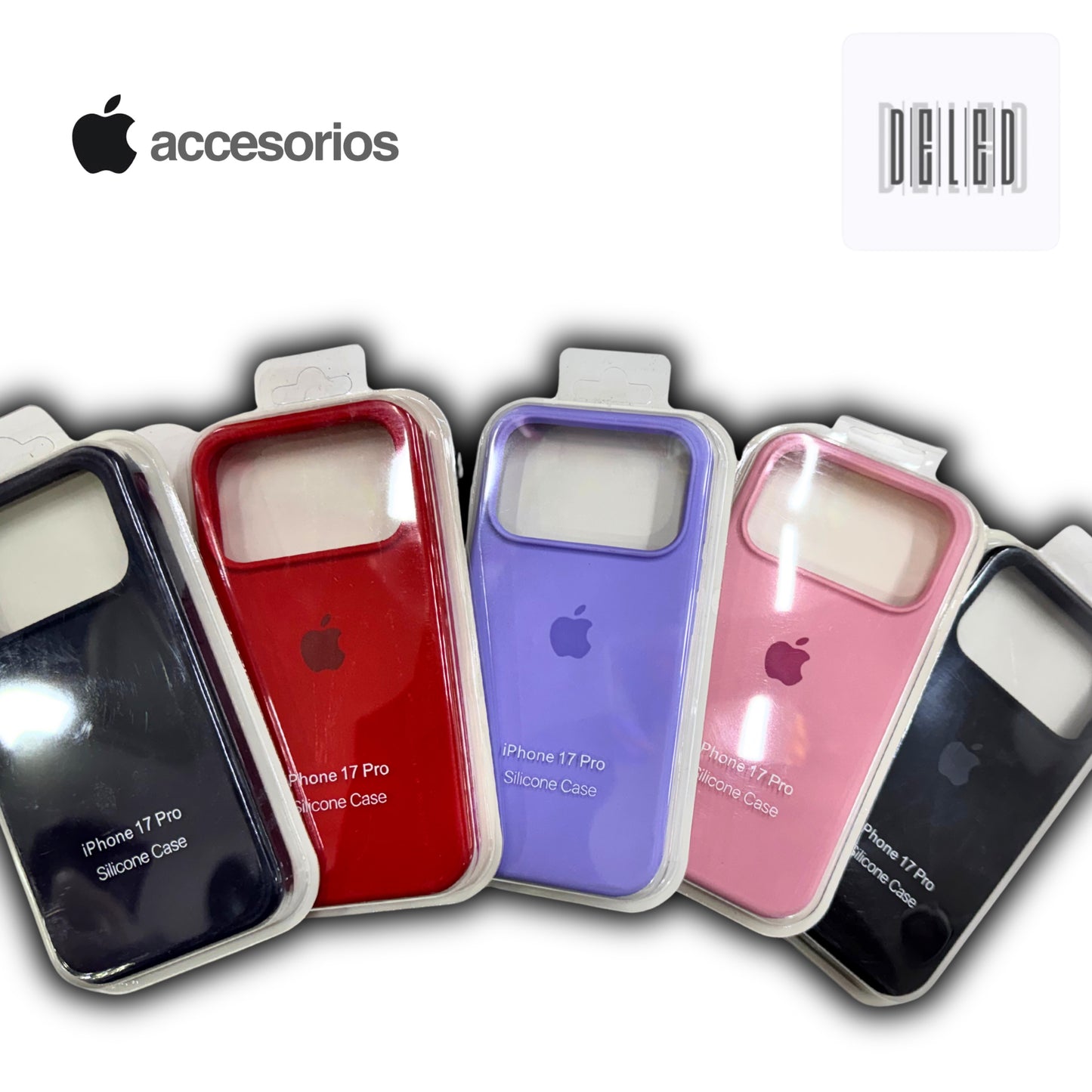 Funda de Silicón / Case de Silicón para iPhone 17 Pro Calidad Original APPLE