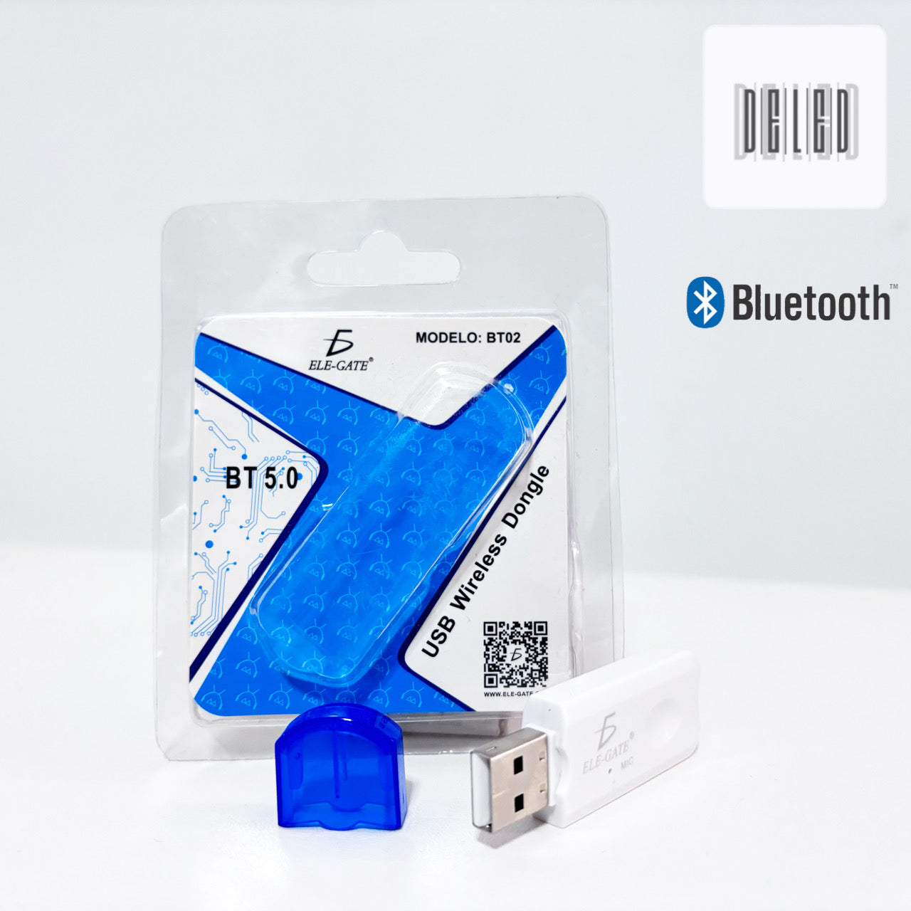 Receptor Bluetooth / Adaptador Bluetooth Conexión USB Wireless Dongle ELE-GATE BT02