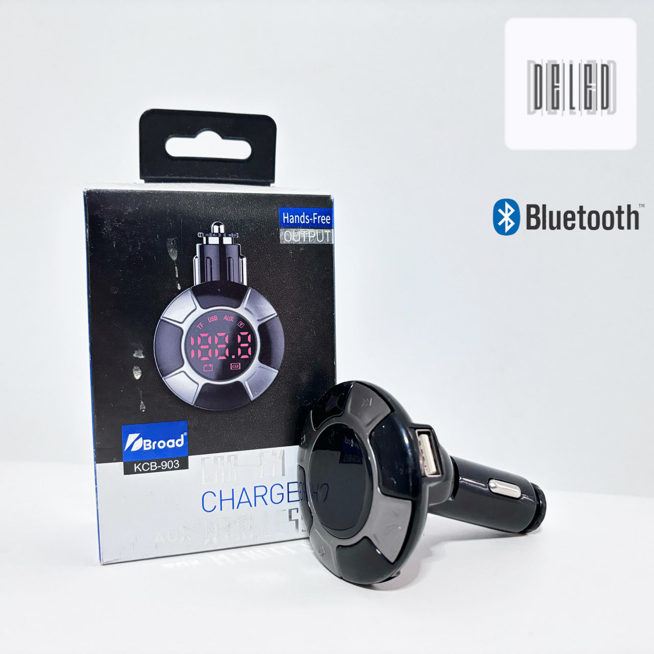 Transmisor de Audio para Automóvil Bluetooth Inalámbrico KBROAD KCB-903