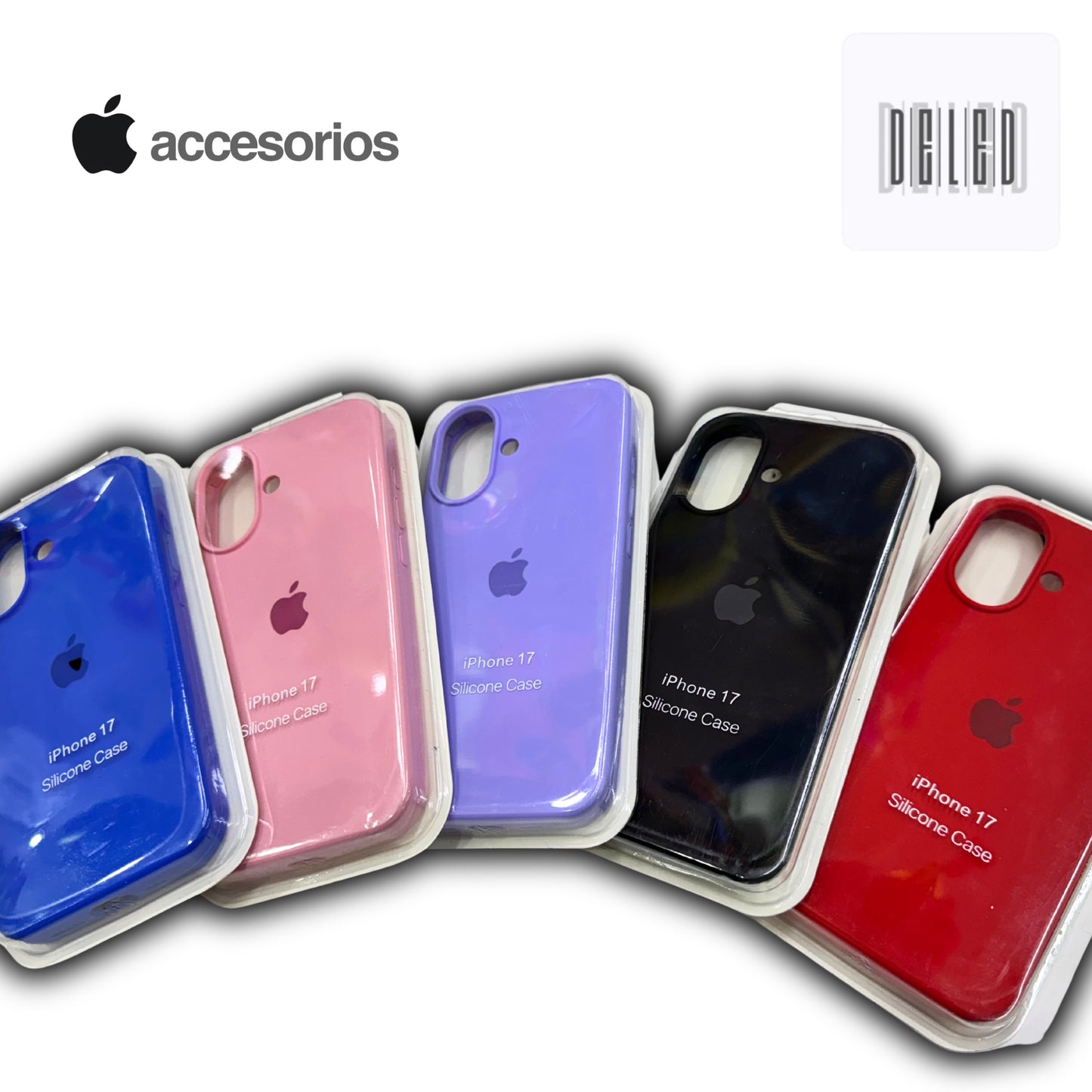 Funda de Silicón / Case de Silicón para iPhone 17 Calidad Original APPLE