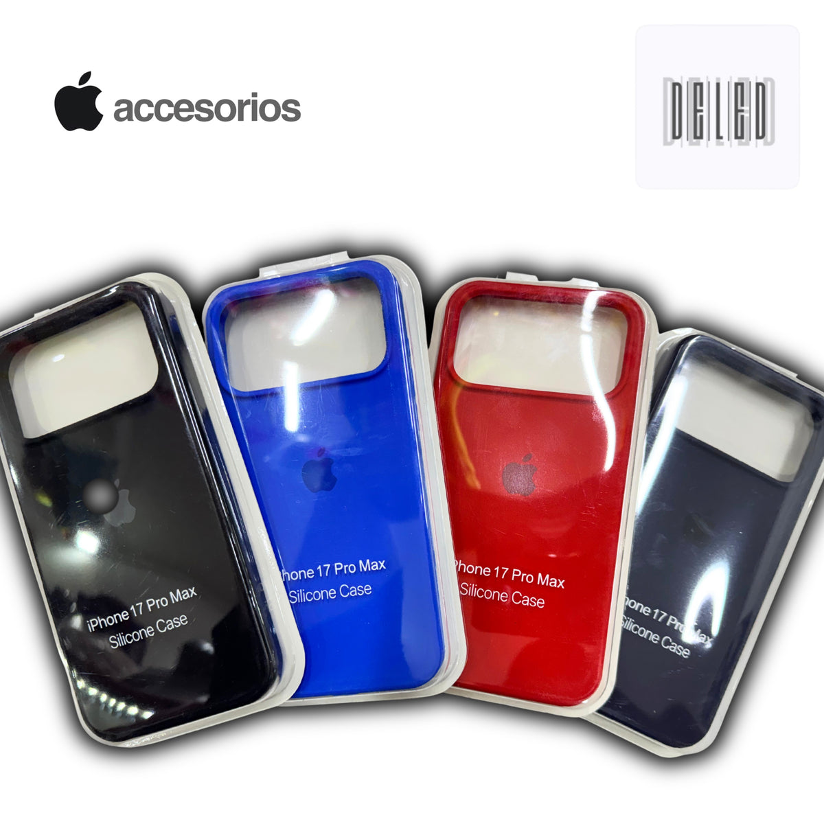 Funda de Silicón / Case de Silicón para iPhone 17 Pro Max Calidad Original APPLE