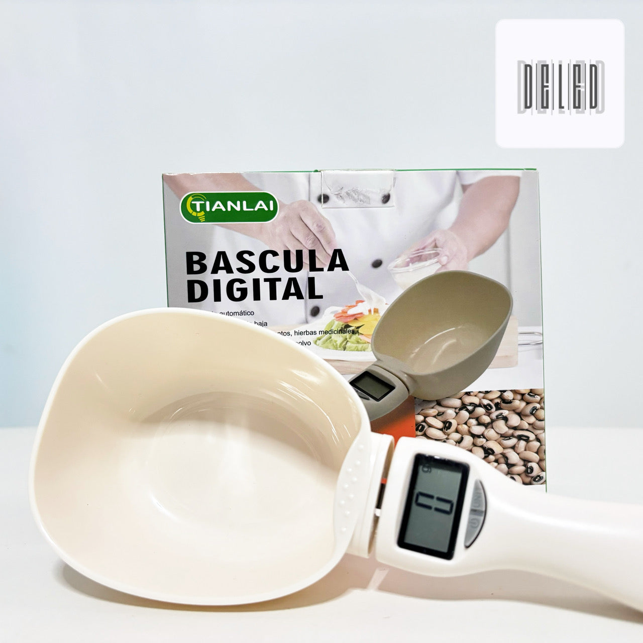 Báscula Digital Gramera Estilo Cucharón (Desde 1g hasta 800g) TIANLAI BC-06