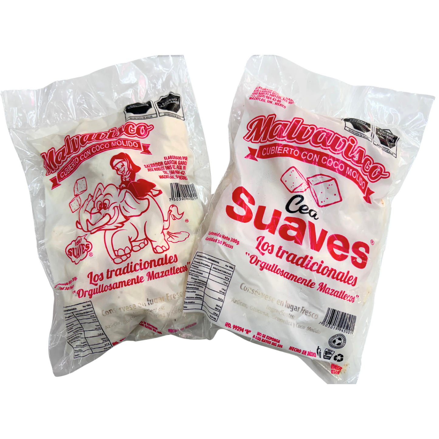 Bombones Suaves de Mazatlán CEA Bolsa c/50 LOS TRADICIONALES 🥥