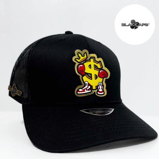 Gorra Negra PURO CAMPEON Placa 3D BLAKKAPS®♣️