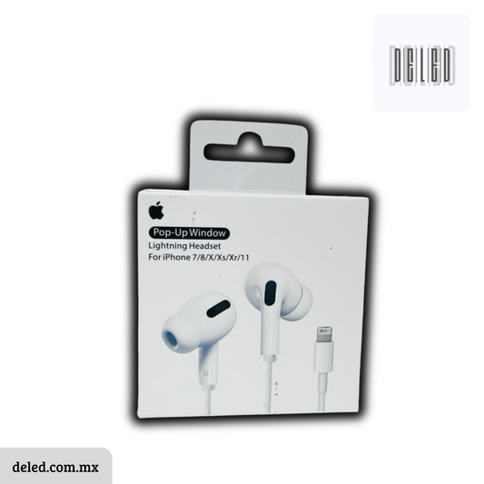 Audífonos Auriculares Manos Libres Entrada Lightning para iPhone EarPods Pro Calidad Original APPLE