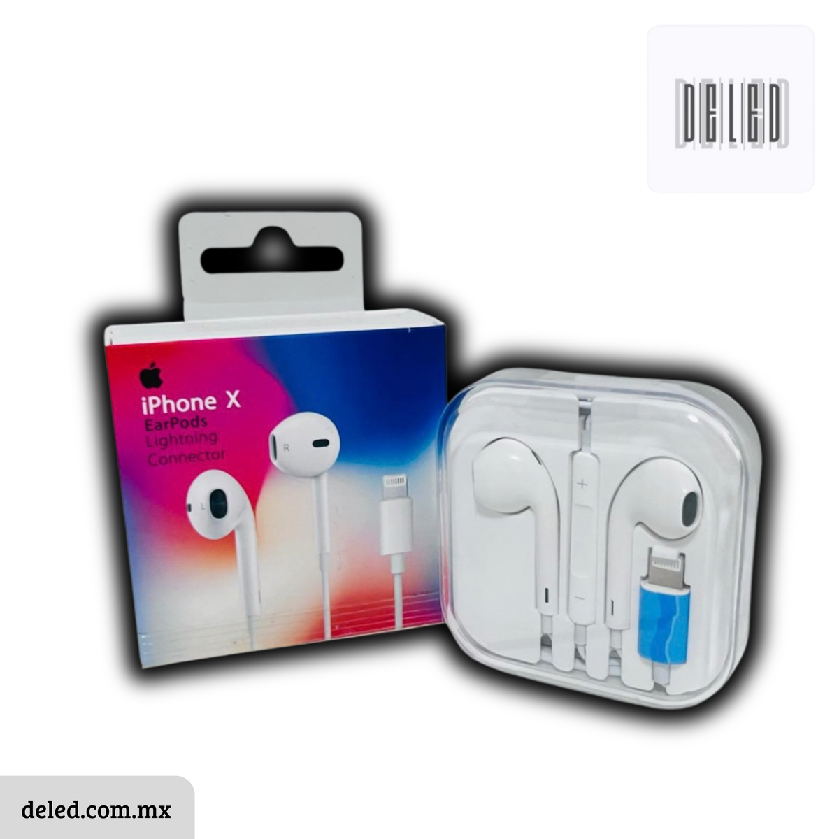Audífonos Auriculares Manos Libres Entrada Lightning para iPhone EarPods Calidad Original APPLE X