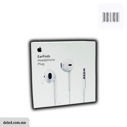 Audífonos Auriculares Manos Libres Entrada Auxiliar Jack 3.5mm EarPods Calidad Original APPLE