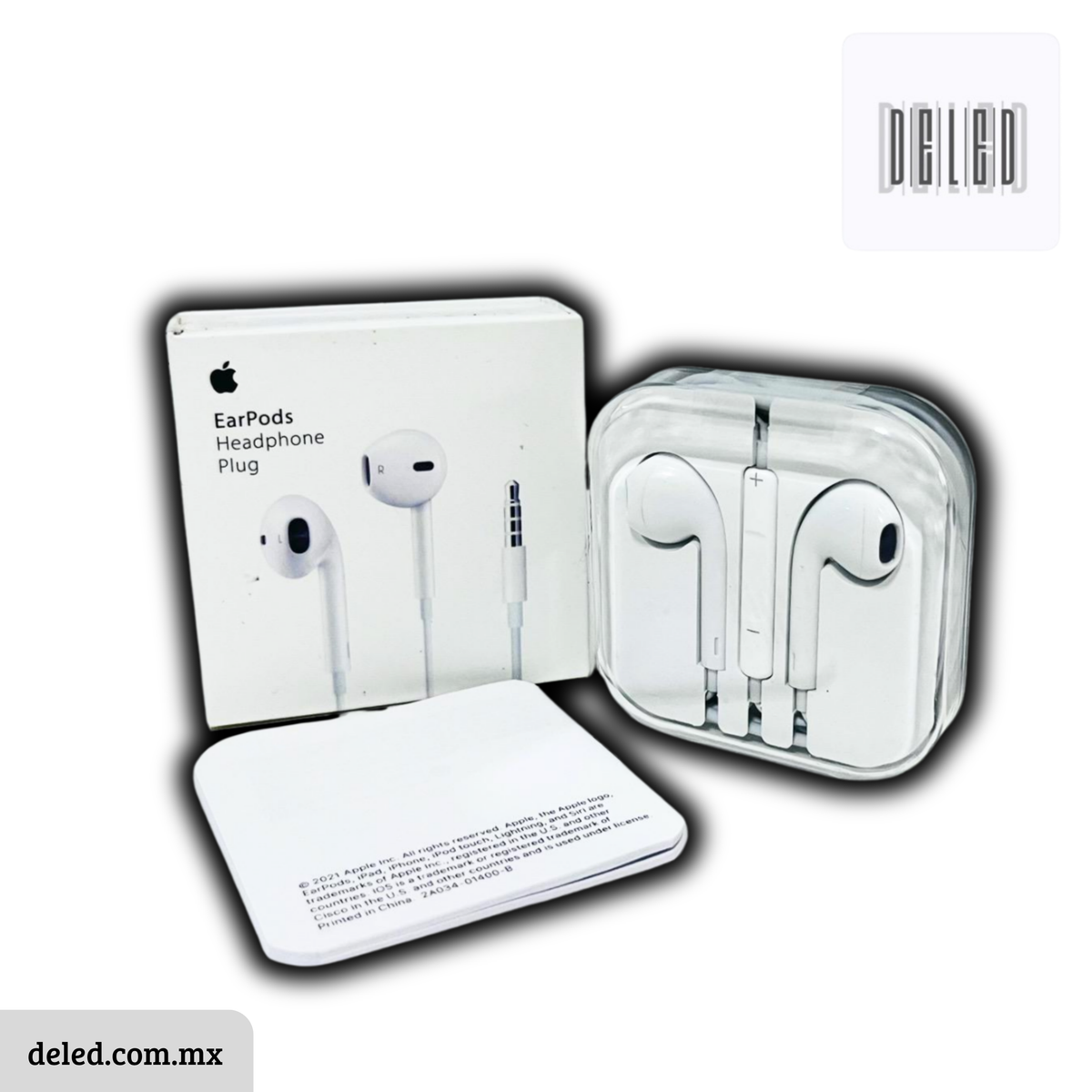 Audífonos Auriculares Manos Libres Entrada Auxiliar Jack 3.5mm EarPods Calidad Original APPLE