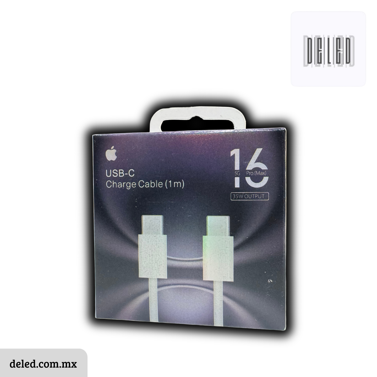 Cable Cargador TURBO USB-C a USB-C para iPhone 1 Metro Calidad Original APPLE