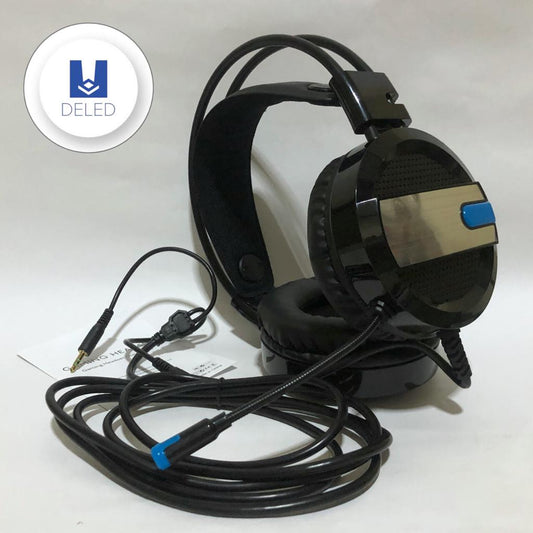 LIQUIDACION Audífonos Diadema con Micrófono Estilo Gamer HEADSET HDS01