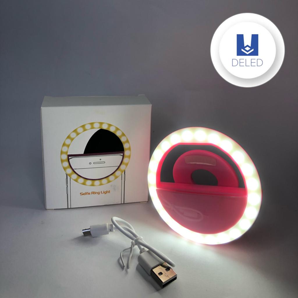 LIQUIDACION Aro de Luz LED / Anillo LED para Celular con 35 LEDS SELFIE RING LIGHT