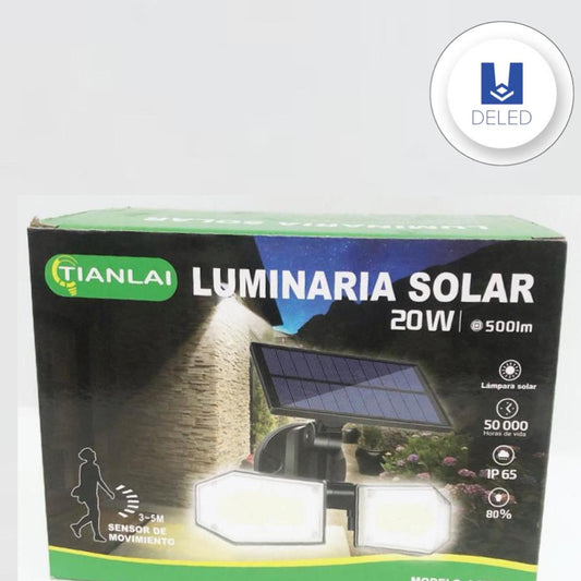 LIQUIDACION Lámpara LED / Luminaria LED Solar Recargable 20w TIANLAI LSW-09