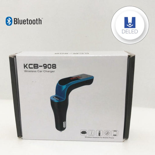 Transmisor de Audio para Automóvil Bluetooth Inalámbrico Compacto KBROAD KCB-908