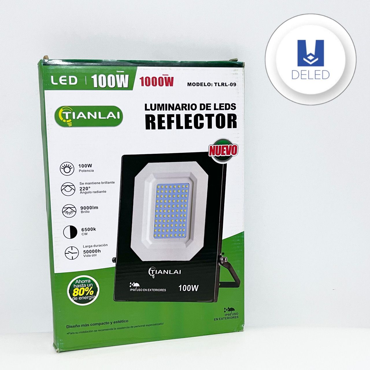 Reflector LED / Lámpara LED Eléctrico 100w Plano TIANLAI TLRL-09