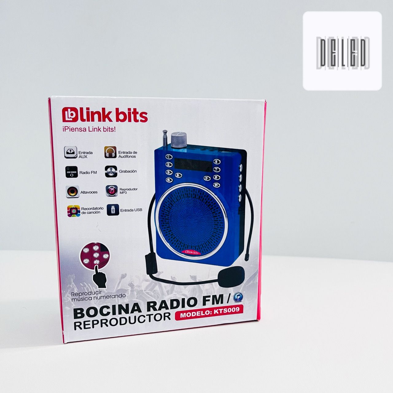 Bocina / Reproductor Bluetooth Inalámbrica Recargable 5w LINK BITS KTS009