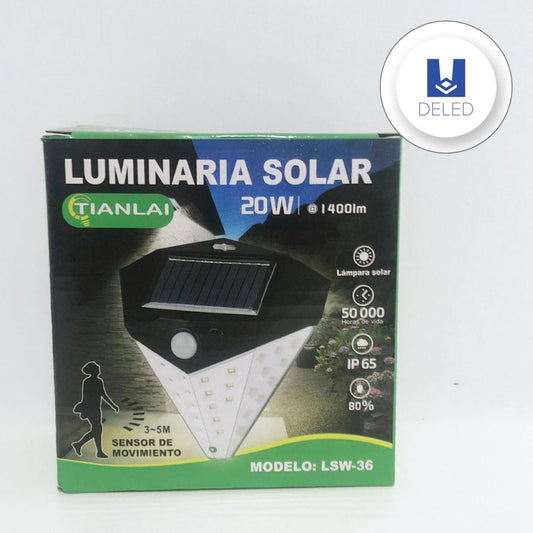 Lámpara LED / Luminaria LED Solar 20w Estilo Diamante Recargable TIANLAI LSW-36