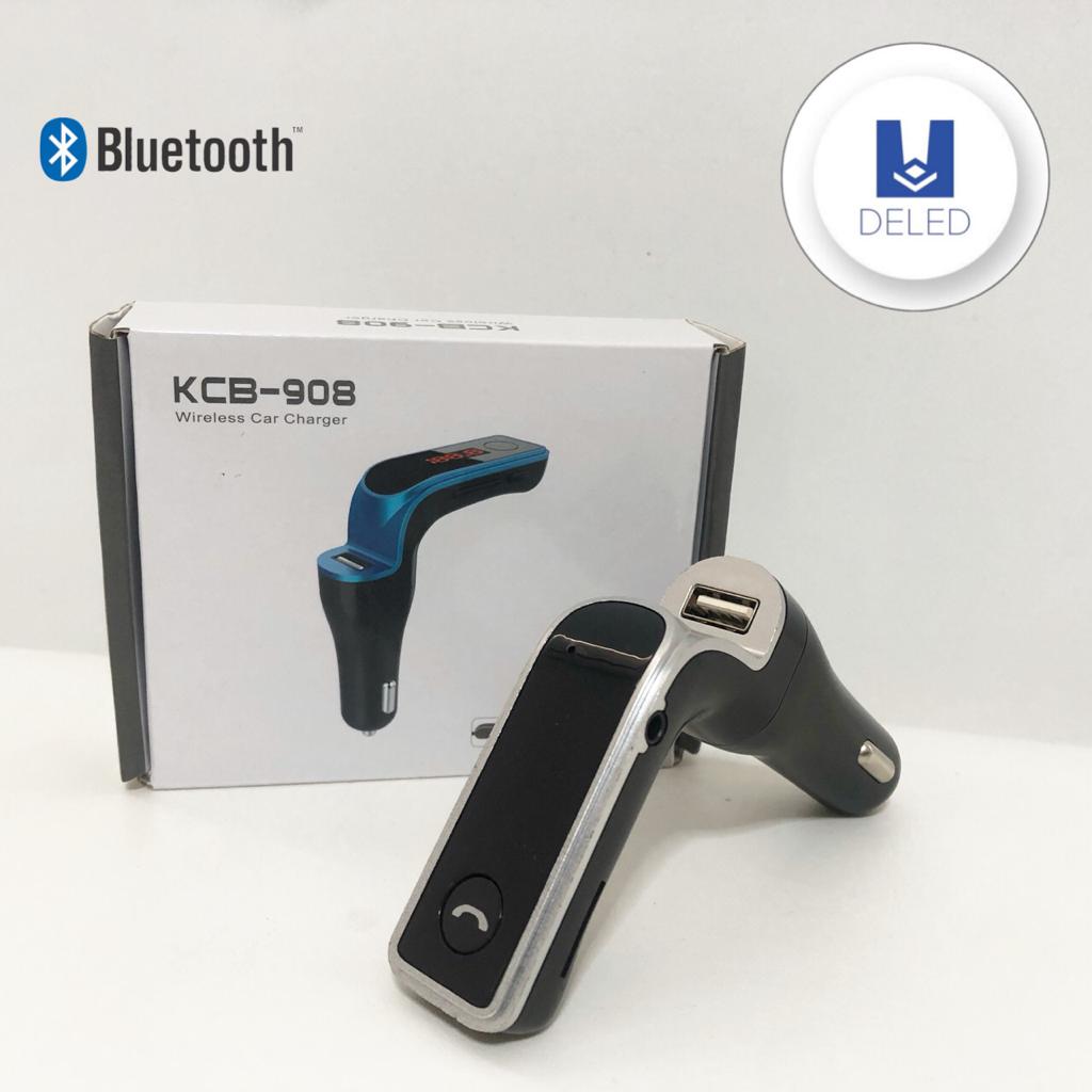 Transmisor de Audio para Automóvil Bluetooth Inalámbrico Compacto KBROAD KCB-908
