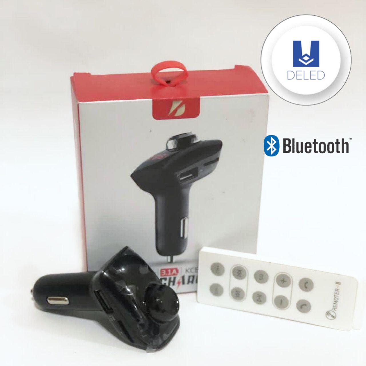 Transmisor de Audio para Automóvil Bluetooth Inalámbrico KBROAD KCB-919