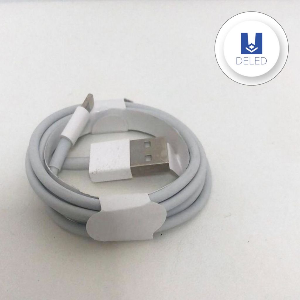Cable Cargador USB Lightning para iPhone 1 Metro Estilo Original DELED CL001