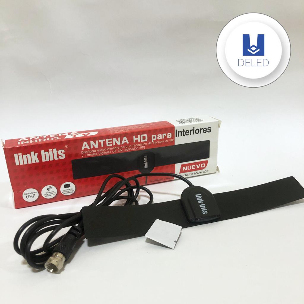 Antena de TV HD para Interiores UHF LINK BITS INHD01