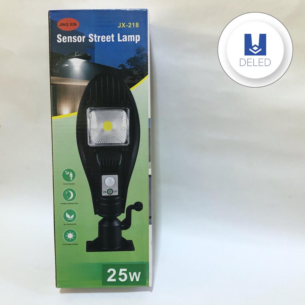 Lámpara LED / Luminaria LED Solar 25w con Sensor de Movimiento y Control Sensor Street Lamp JING XIN JX-216