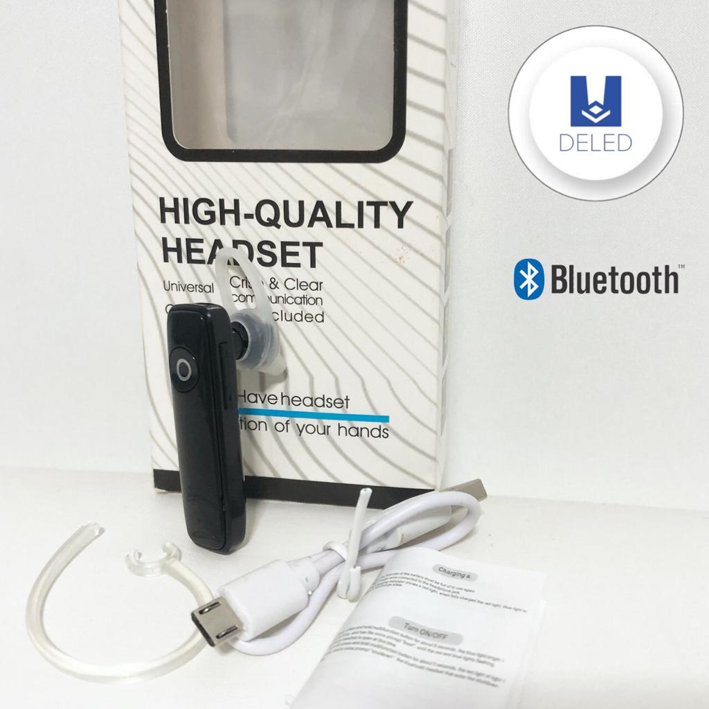 Audífono Manos Libres Bluetooth Inalámbrico Recargable HIGH-QUALITY HEADSET TR-6053