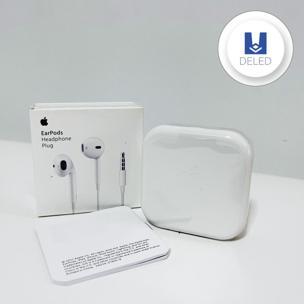 Aud fonos Auriculares Manos Libres Entrada Auxiliar Jack 3.5mm EarPods Calidad Original APPLE